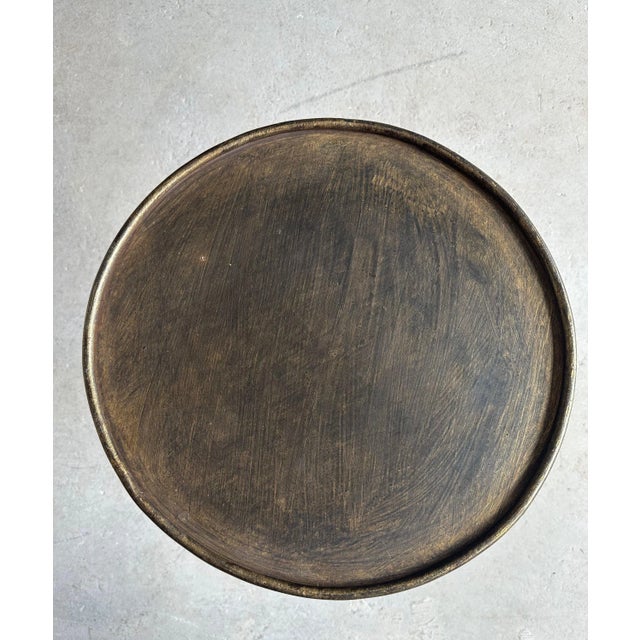 Large Vintage Spanish Drinks Table With Ornate Tripod Base For Sale - Image 12 of 12