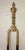 18th Century Antique 18th Century Wrought Iron Turned Brass English Fireplace Tongs Tool 6 For Sale - Image 5 of 10