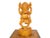 Mid 20th Century Wood Carved Carved Ganesha Statue on Wooden Box Base For Sale - Image 4 of 10