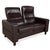 Wave Leather Three-Seater in Brown Espresso from Stressless, Set of 2 For Sale - Image 5 of 18
