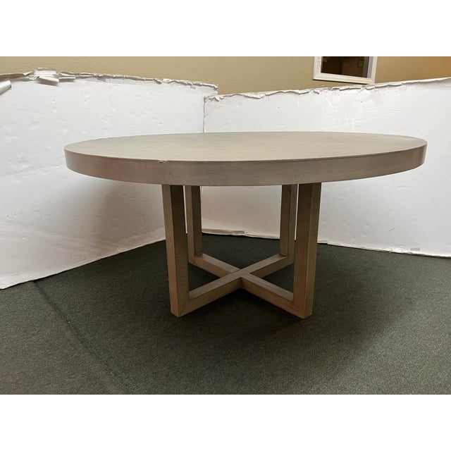 Restoration Hardware Heston Concrete Dining Table Chairish