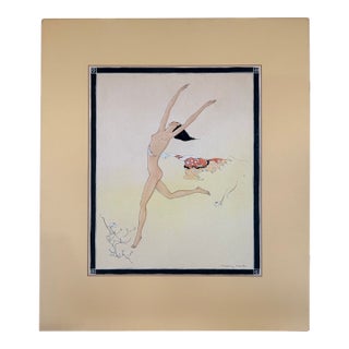 Florenz Clark Original 1920’s Ink Illustration Signed - Art Deco For Sale