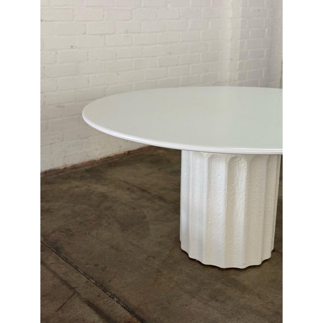 1990s Doric Pedestal Dining Table For Sale - Image 9 of 12