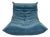 Blue Velvet Togo Lounge Chair by Michel Ducaroy for Ligne Roset For Sale
