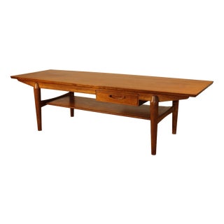 Scandinavian Teak Coffee Table, 1960s For Sale