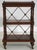 Traditional Maitland Smith 3 Tier Regency Style Mahogany Cart or Stand For Sale - Image 3 of 15