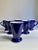Mid 20th Century Royal Blue Handled Ceramic Mugs - Set of 6 For Sale - Image 13 of 13
