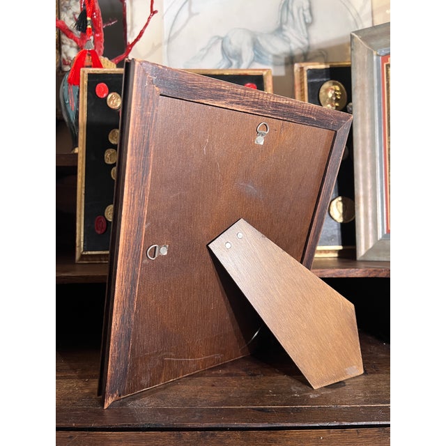 19th Century Fine Grand Tour Style Italian Print in Vintage Frame For Sale - Image 10 of 10