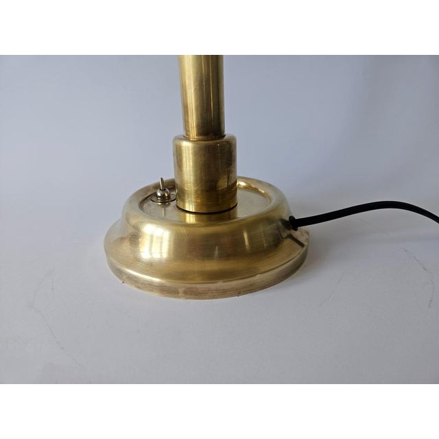 Goldenrod Art Deco Bauhaus Functionalism Table Lamp by Franta Anyz, 1930s For Sale - Image 8 of 14