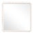 Fleur Home Carnival Muses Square Mirror in Frosted Petal, 36x36 For Sale