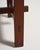 Vintage Dark Wood Slatted Bench, 1970s For Sale - Image 3 of 9