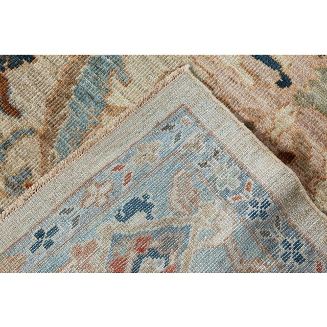 Early 21st Century Traditional-Style Sultanabad Soft Beige Rug "Eden Mist" by Doris Leslie Blau For Sale - Image 5 of 8