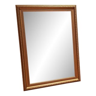 La Barge Gold Gilt Framed Wall Mirror, 30” X 42”, Beveled Glass, Traditional Classic Style, VIntage For Sale