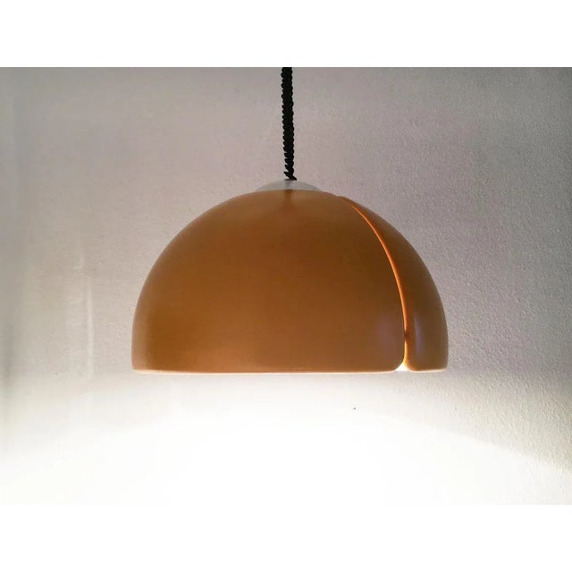 Vintage Swiss Space Age Pendant Lamp from Temde For Sale - Image 13 of 18