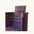 Large Antique Armchair with High Armrests in Tartan Fabric, 1890s, in Very Good conditions. Designed 1890 to 1919