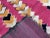 Dark Pink Mid Century Moroccan Rug 4'7" X 8’5” For Sale - Image 8 of 8