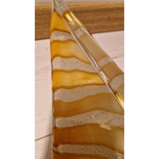 Metal Large Wall Lights in Brass and Murano Glass, 1990s, Set of 2 For Sale - Image 7 of 18