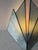 Gray Vintage Stained Glass Wall Lamp, 1970s For Sale - Image 8 of 10