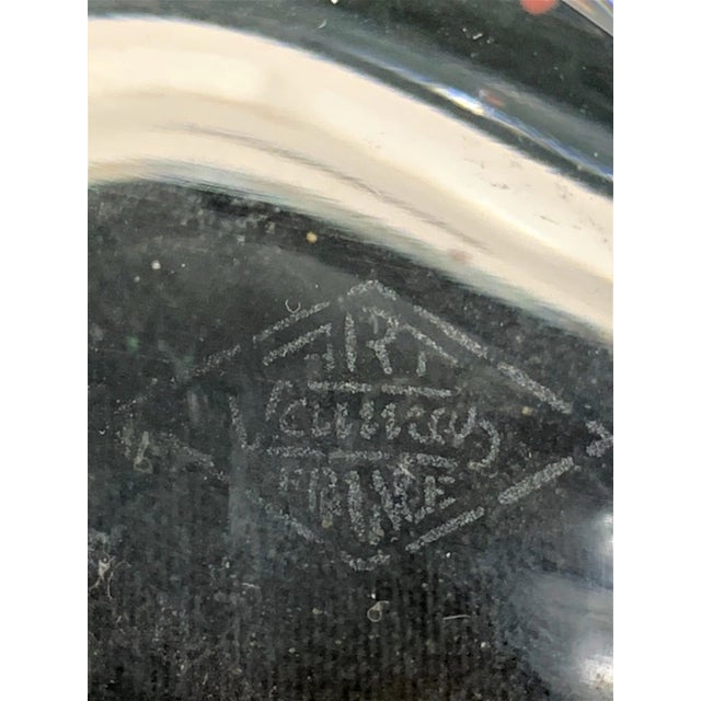 Glass Vintage Crystal Catchall For Sale - Image 7 of 8