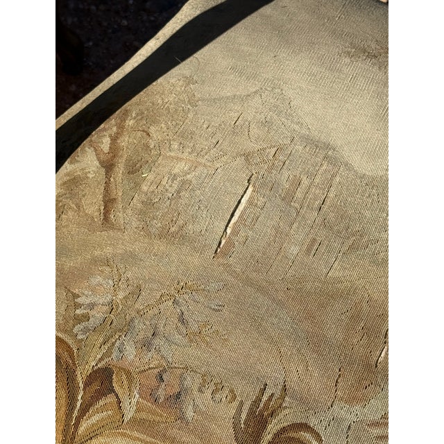 Wood Large 18th Century French Louis XV Solid Walnut Armchair- A Pair For Sale - Image 7 of 12