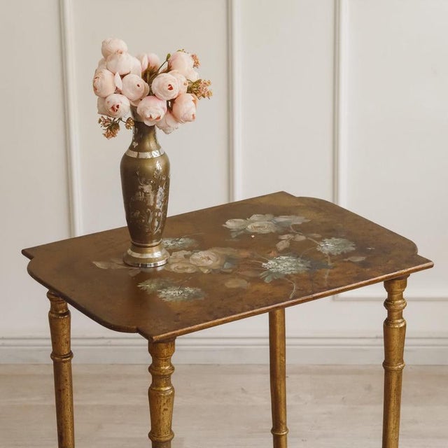 Vintage Belle Époque Side Table, 1900 For Sale - Image 9 of 10