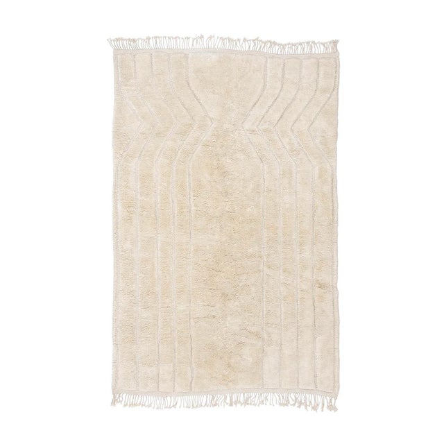 Hand-Knotted Wool Rug by Azele Studio For Sale - Image 9 of 9