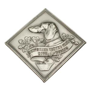 1910's Small Antique Dog Kennel Club Medal