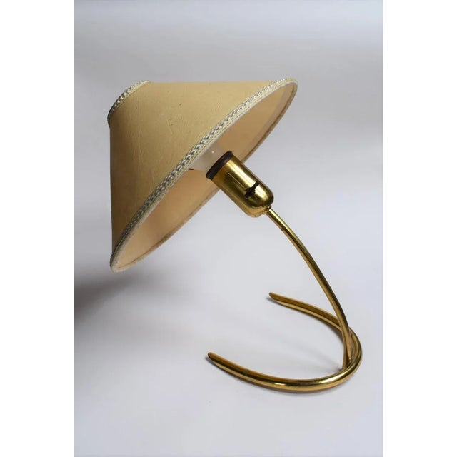 Gold Table Lamp from J.T. Kalmar, 1950s For Sale - Image 8 of 8