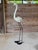 Vintage Hand-Painted Flamingo Sculpture on Metal Legs | Signed Mexican Folk Art For Sale - Image 12 of 12