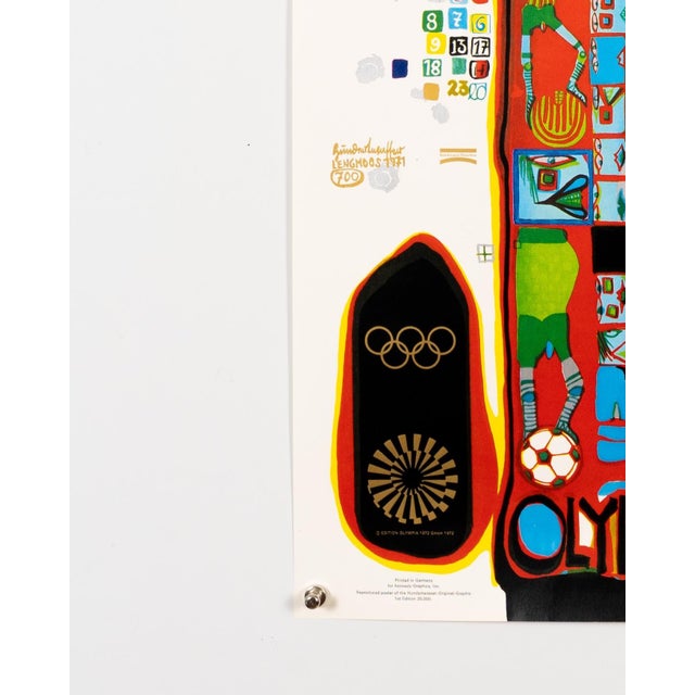 Serigraph Olympics 1972 Poster from Friedensreich Hundertwasser, 1970 For Sale - Image 6 of 9