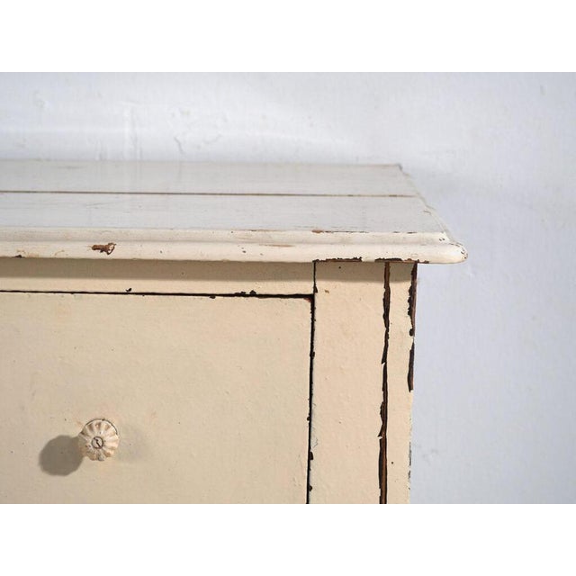 Antique Painted Pine Chest of Drawers For Sale - Image 4 of 11