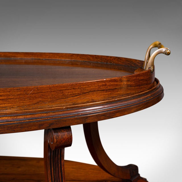 1820's Antique Display Serving Table For Sale - Image 10 of 12