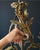Gold Vitnage Chandelier in Bronze, 1960s For Sale - Image 8 of 13