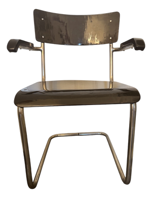 Vintage Bauhaus Cantilever Chair in Chrome-Plated Steel Tubing, 1930s