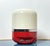 Red Orange Table Lamp by Adriano Rampoldi for Europhon, 1970s For Sale - Image 8 of 8