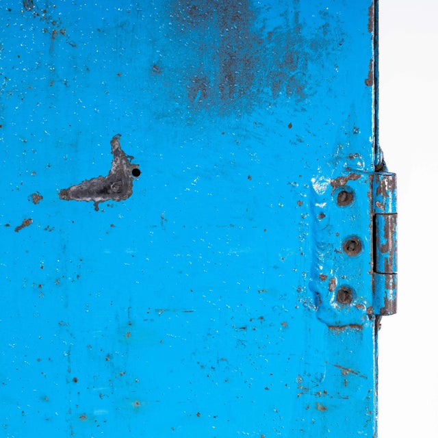 Industrial Industrial Metal Storage Cabinet, 1950s For Sale - Image 3 of 11