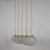 Gold Mid-Century German Clear Bubble and Brass Pendant, 1960s For Sale - Image 8 of 17