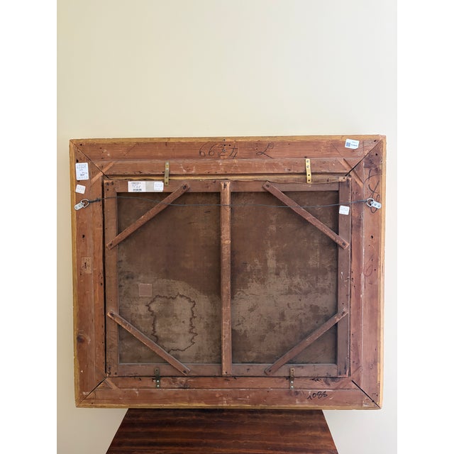 Antique Oil on Canvas Painting "A Skating Party" by Augustine Dallemagne For Sale - Image 17 of 18