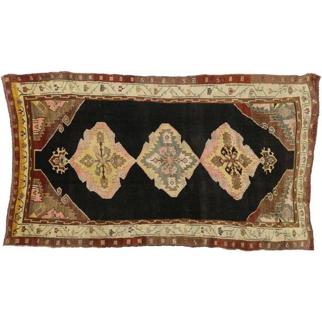 20th Century Turkish Oushak Rug - 05'07 X 09'08 For Sale - Image 4 of 6