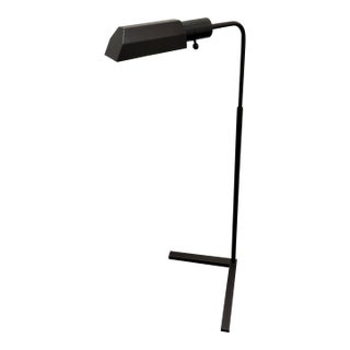 Modern Black Geometric Task Floor Lamp For Sale