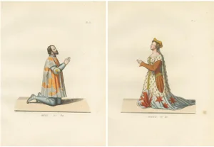 Heraldic Costumes, 1845, Paper, Set of 2
