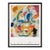 Large Framed Wassily Kandinsky Exhibition Poster Print in Black Frame For Sale