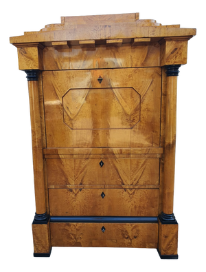 Biedermeier Secretaire Desk in Cherrywood, 1830