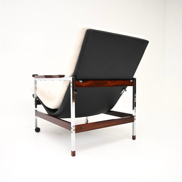 Metal Vintage Swedish Crown Lounge Chair by Eric Merthen, 1960 For Sale - Image 7 of 11