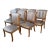 Kreiss Fleur Di Lis Dininig Room Chairs, Set of Eight For Sale