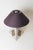 Mid-Century Modern Bicolor Metal and Silk Lampshade Table Lamp, France, 1960s For Sale - Image 12 of 18