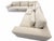 Rh Lugano Modular 5-Piece Sectional | Italy | Down-Feather | Performance Linen Weave – Sand | Customizable For Sale - Image 10 of 18