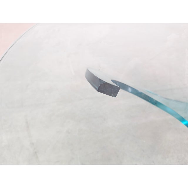 Mid-Century Propeller Coffee Table in Glass by Knut Hesterberg for Ronald Schmitt For Sale - Image 6 of 13