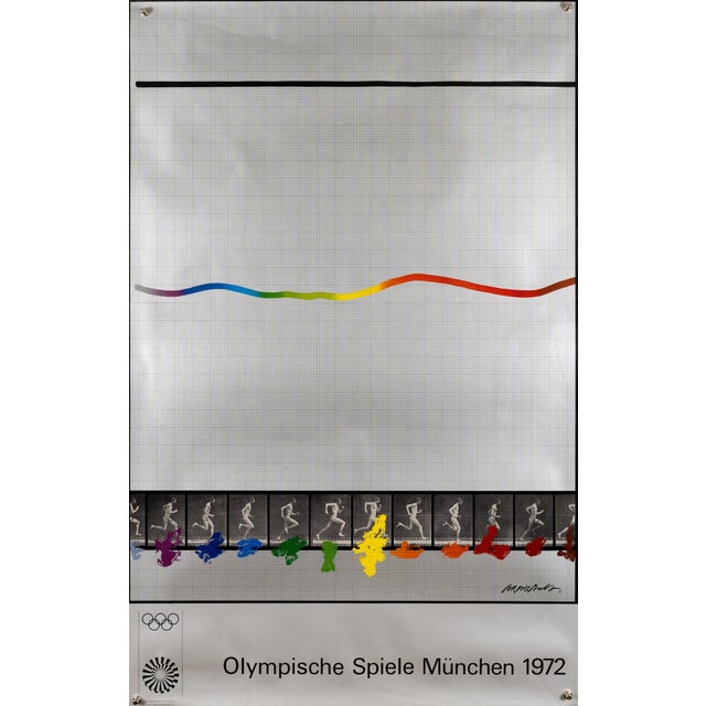 Olympia Serigraph Poster by Shusaku Arakawa, 1972 For Sale - Image 9 of 9