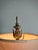 Vintage 1960s–70s Hollywood Regency Cast Metal & Glass Tray Table Floor Lamp — Neoclassical Rococo Side Table Lamp For Sale In Los Angeles - Image 6 of 11